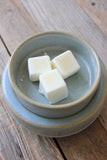Scented wax melts in a wax melter