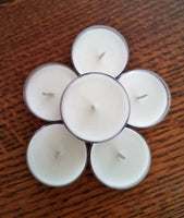 Soy Wax Tea Lights Available in a variety of scents