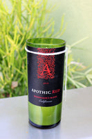 Upcycled Apothic Red wine bottle candle