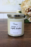 Apples + Maple Bourbon scented soy candle