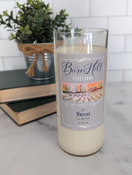 Lemon Verbena Scented Soy Candle - Barnhill Vineyards