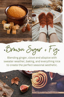 Brown Sugar + Fig 8oz Soy Candle