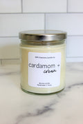 Cardamom + Cream 8oz soy candle