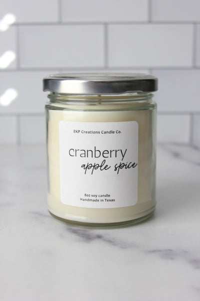 Cranberry Apple Spice soy candle