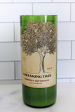 Upcycled Dreaming Tree Cabernet Sauvignon wine bottle candle