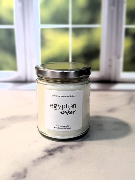 Egyptian Amber 8oz Soy Candle