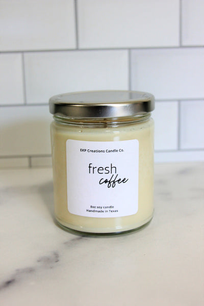 8oz Fresh Coffee soy candle