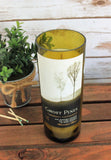 Upcycled Ghost Pines Cabernet Sauvignon wine bottle candle
