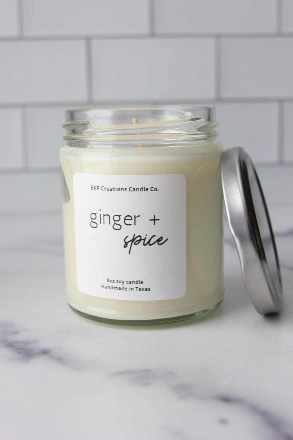 Ginger + Spice soy candle