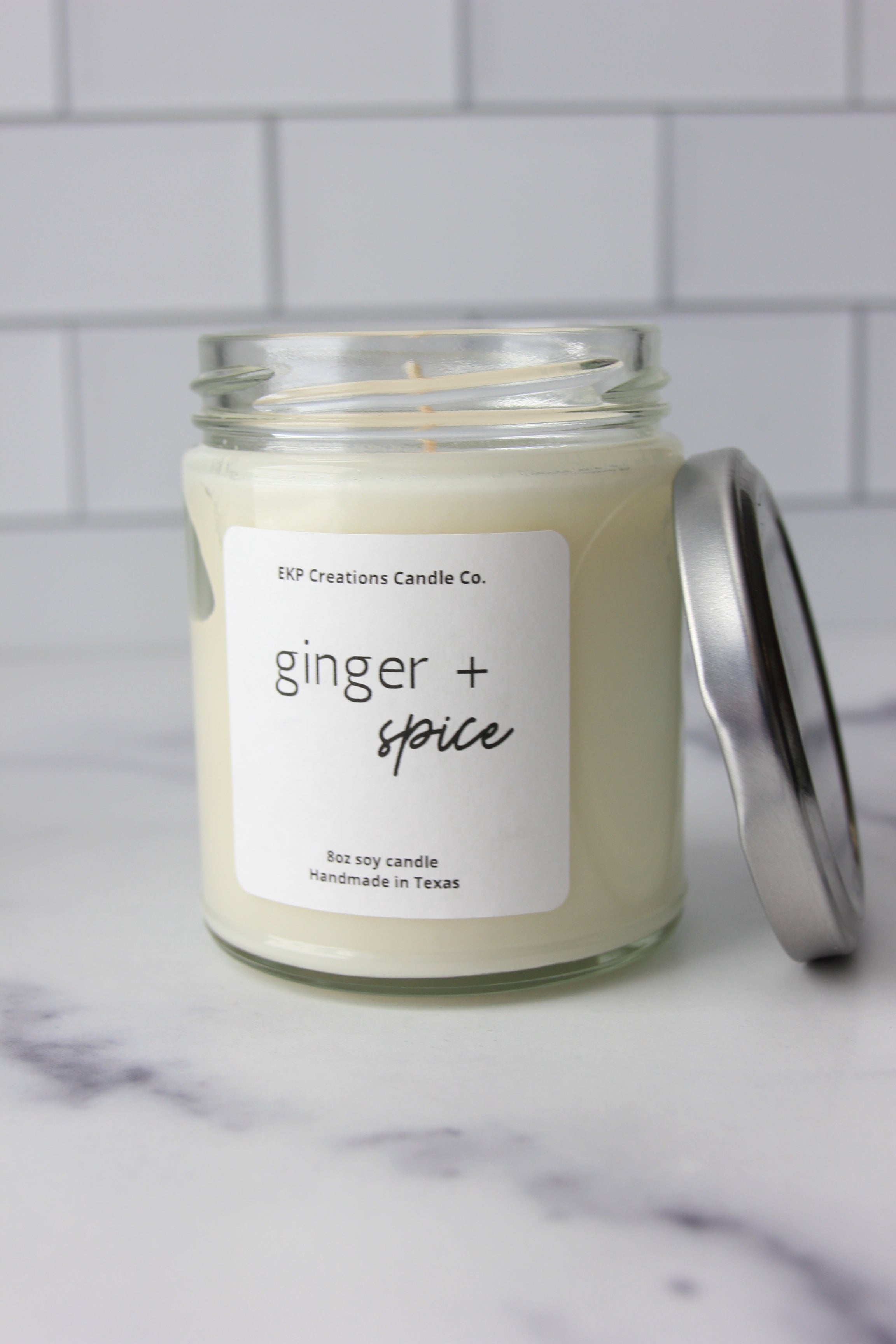 Ginger + Spice soy candle