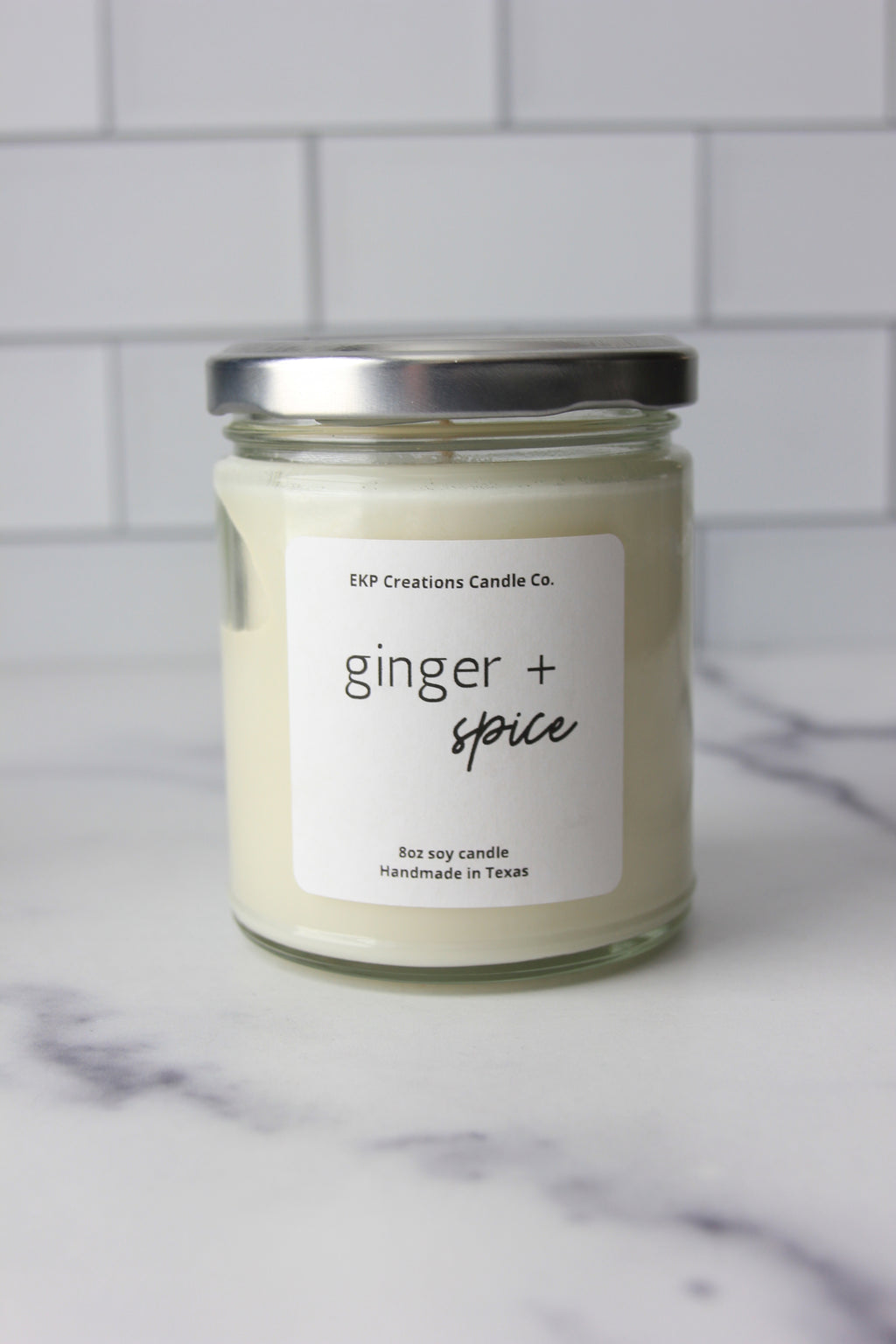 Ginger + Spice soy candle