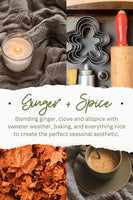 Ginger + Spice 8oz Soy Candle