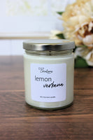 Lemon Verbena scented soy candle