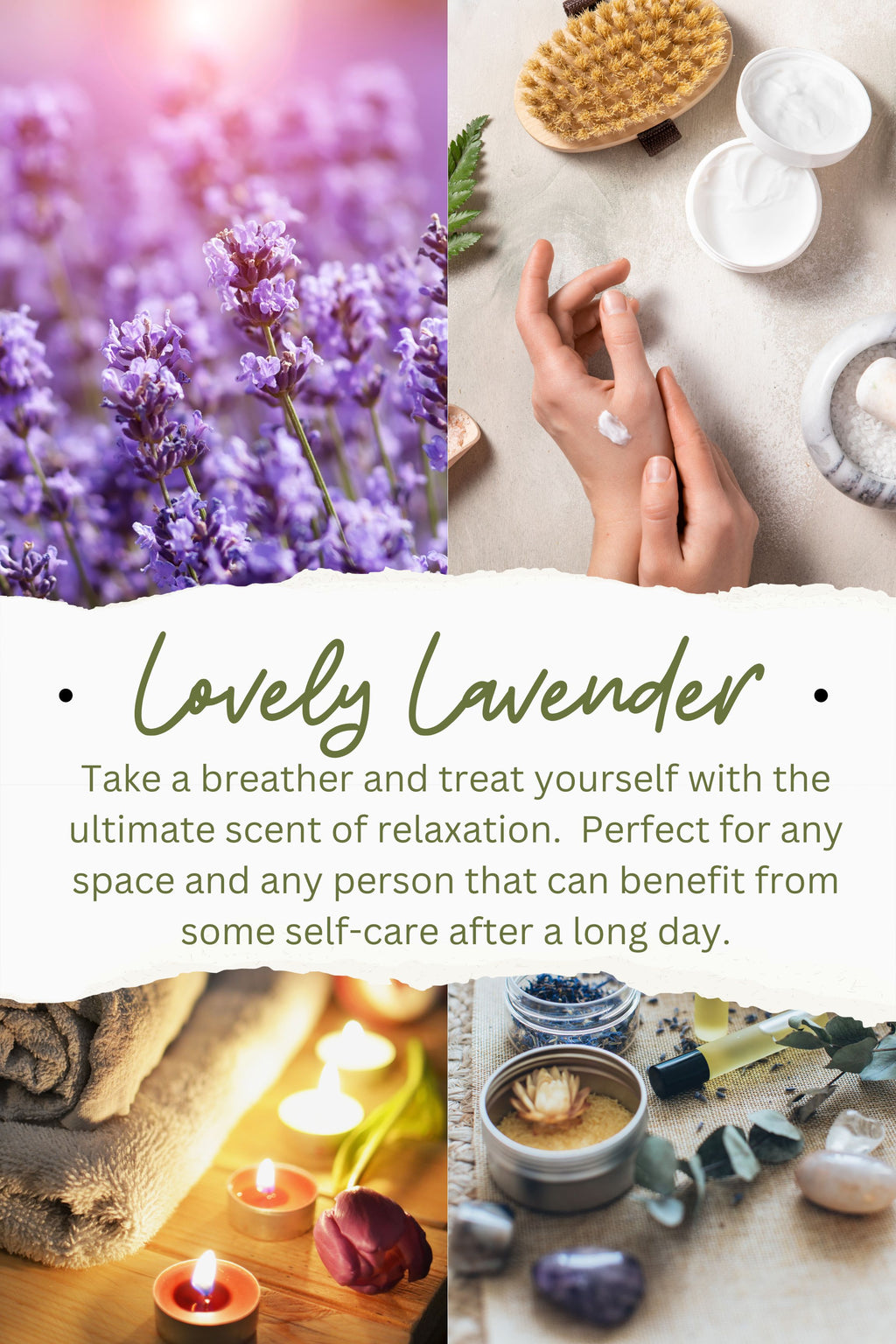 Lovely Lavender 8oz Soy Candle