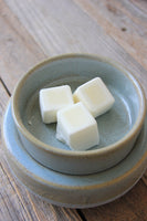 Scented wax melts in a wax melter
