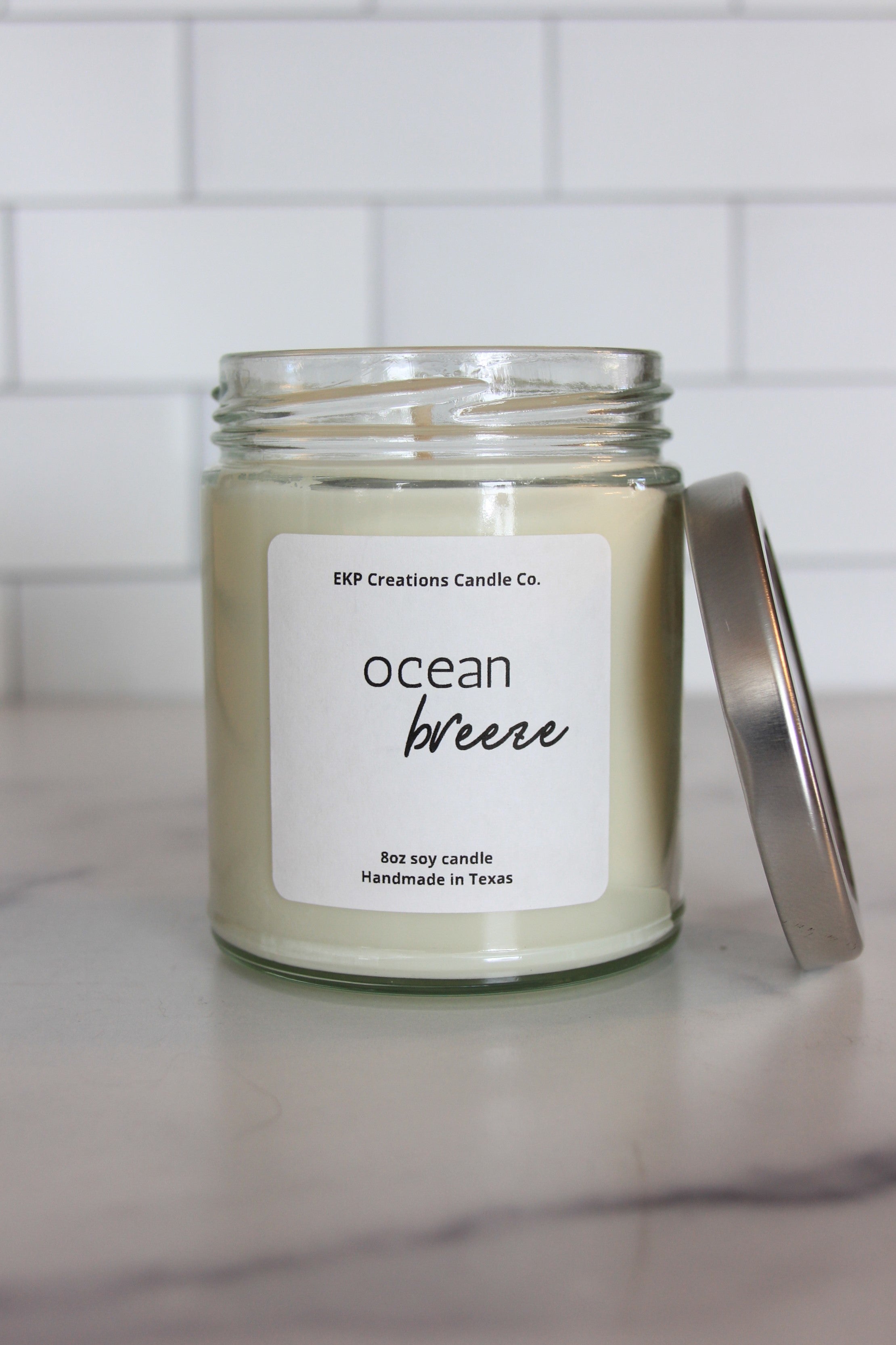 Ocean Breeze 8oz Soy Candle