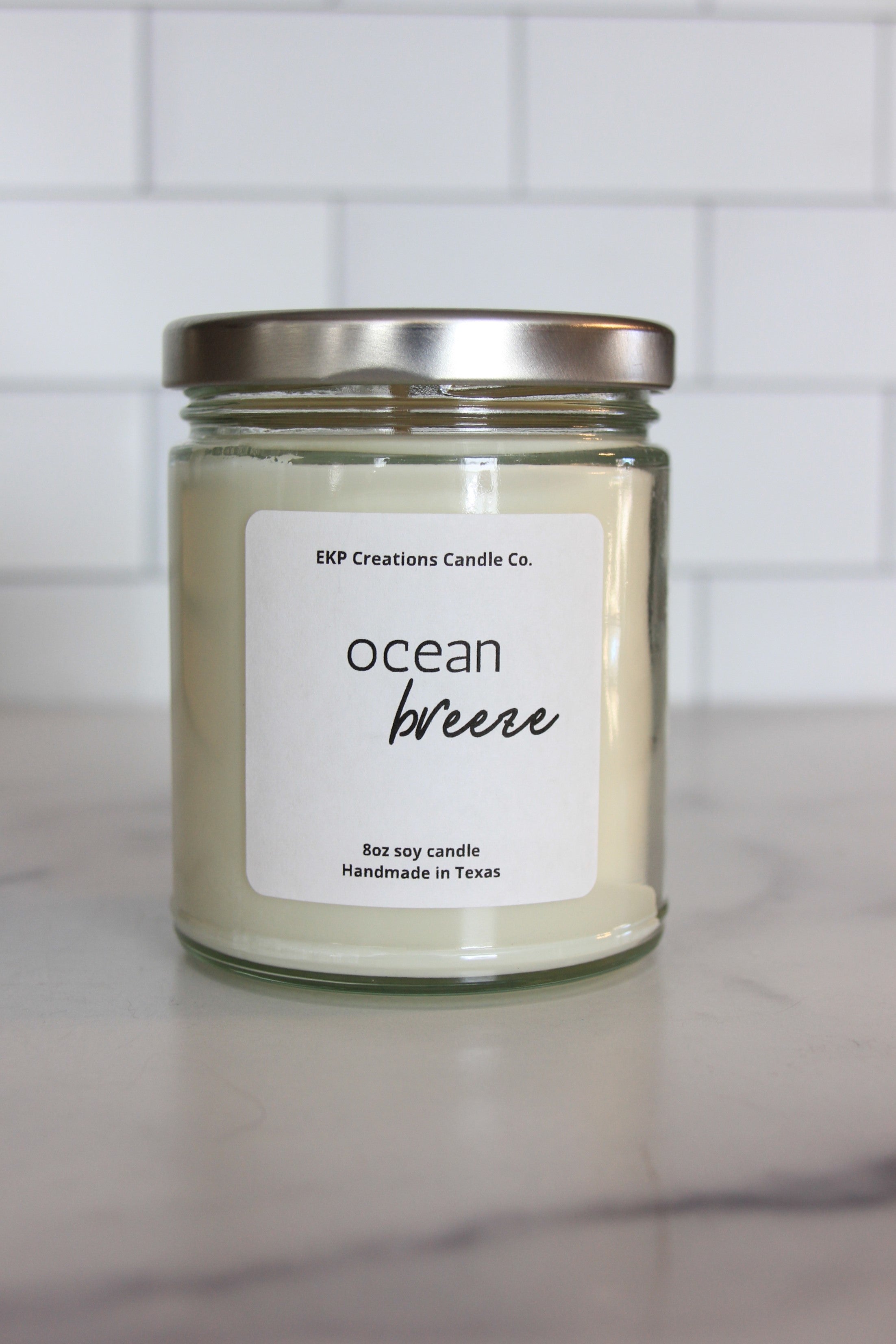 Ocean Breeze 8oz Soy Candle