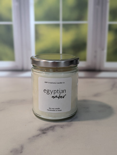 Egyptian Amber 8oz Soy Candle