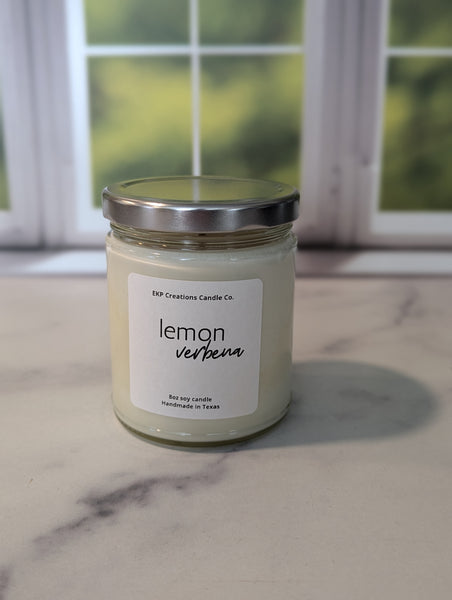 Lemon Verbena 8oz Soy Candle