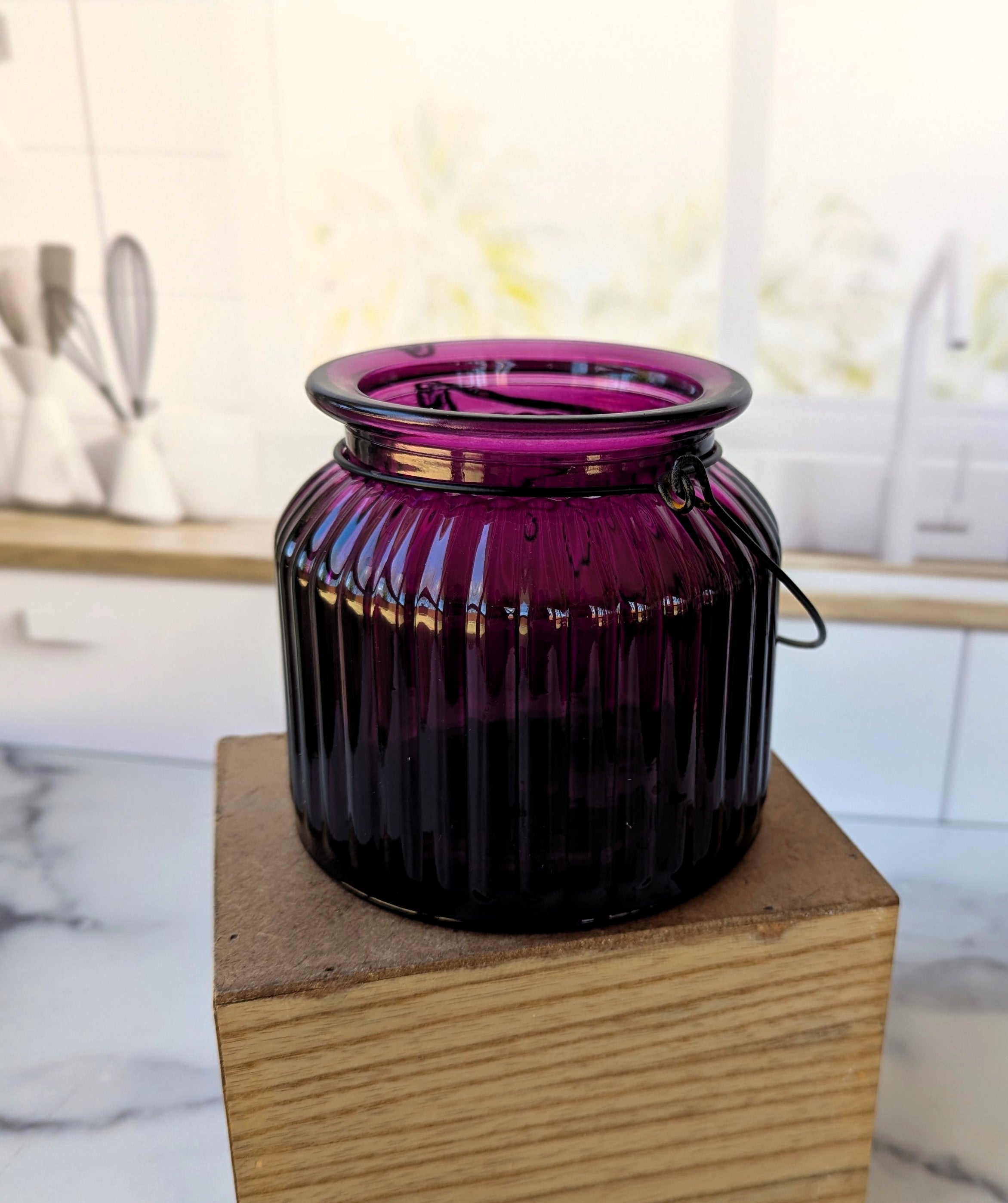 Tangerine + Mango: 14oz Purple Lantern