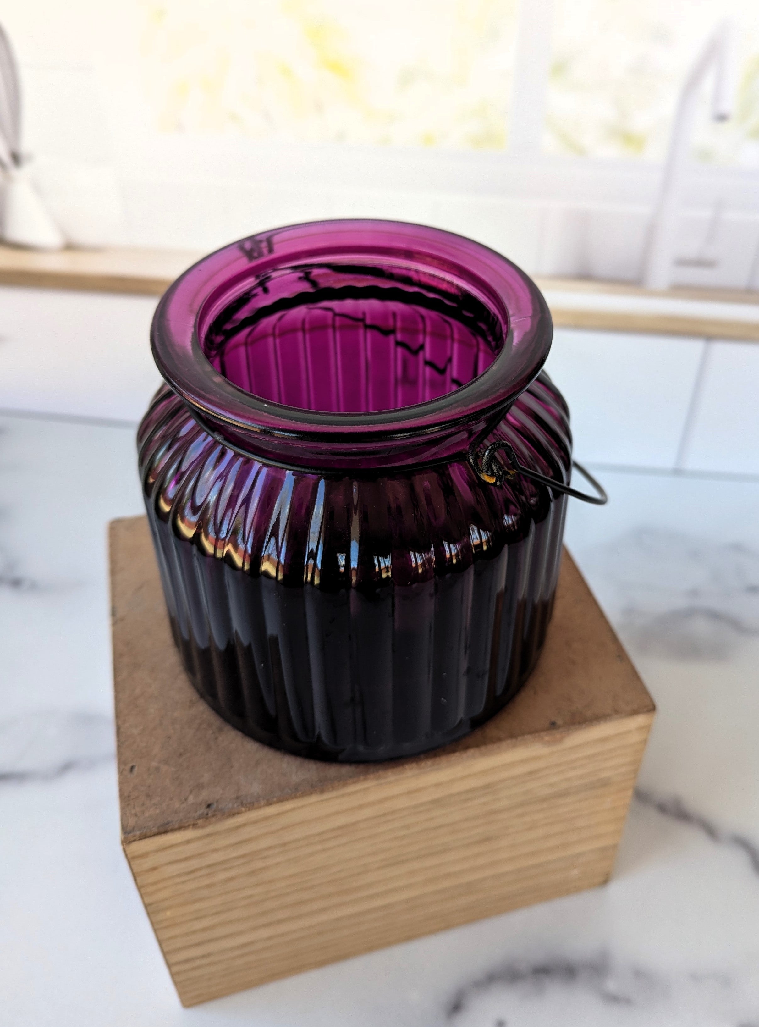 Tangerine + Mango: 14oz Purple Lantern