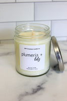 Plumeria + Lily 8oz soy candle