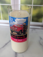 Ginger + Spice Scented Soy Candle - Red Truck