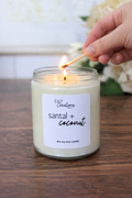 Santal + Coconut 8oz Soy Candle