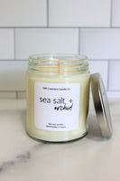 Sea Salt + Orchid soy candle