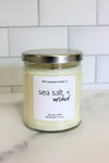 8oz Sea Salt + Orchid soy candle