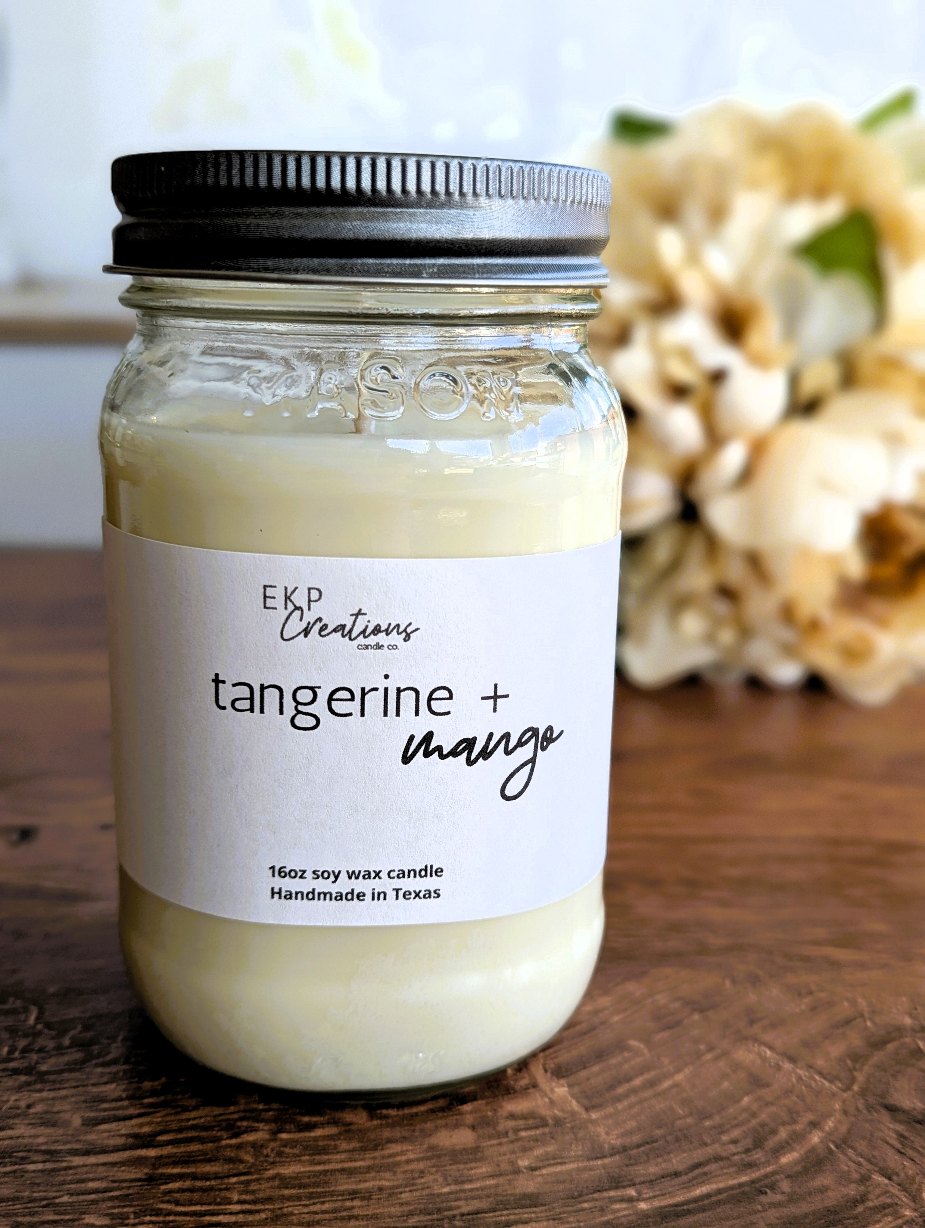 Tangerine + Mango Soy Candle