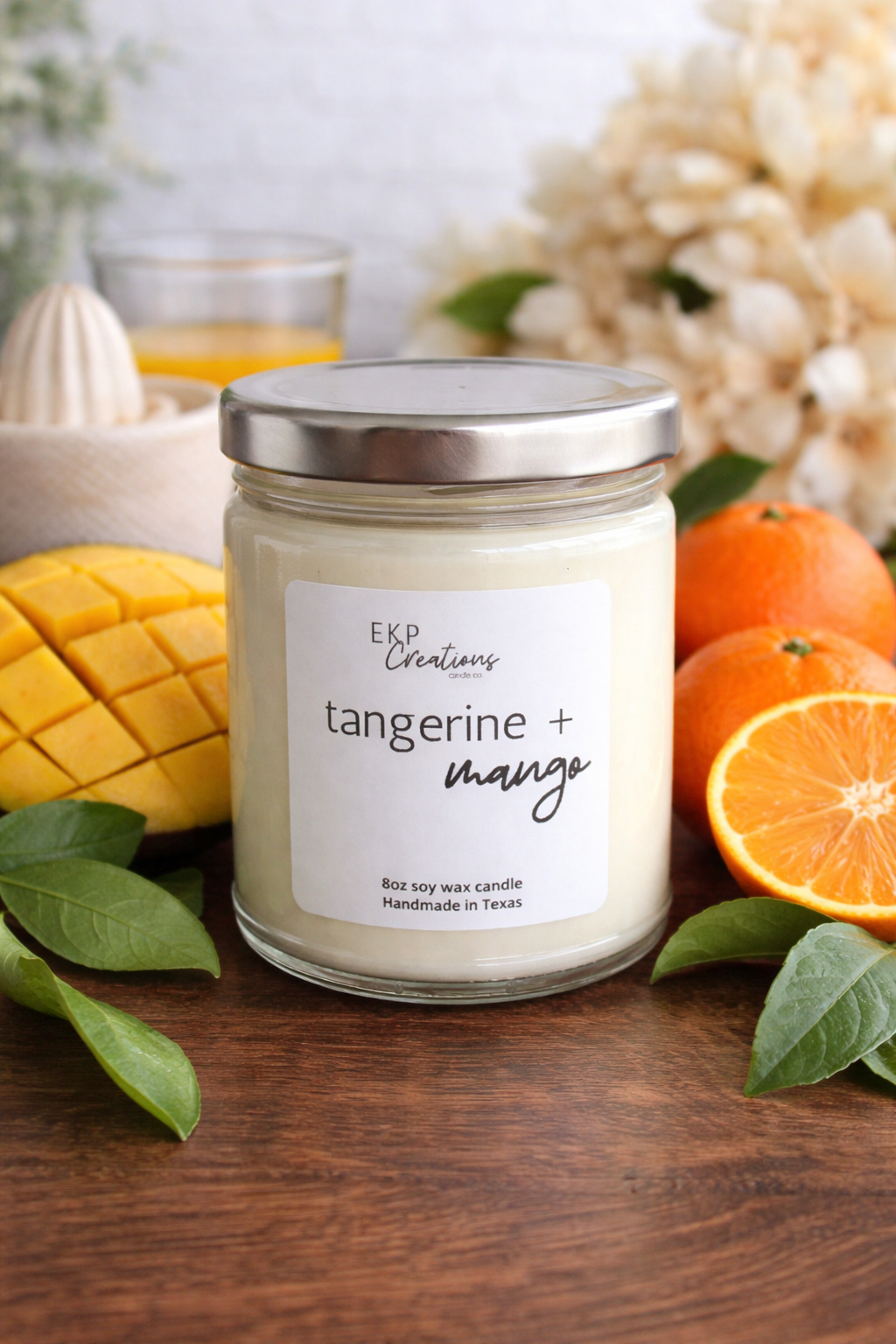 Tangerine + Mango Soy Candle