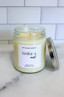 Tonka + Oud soy candle